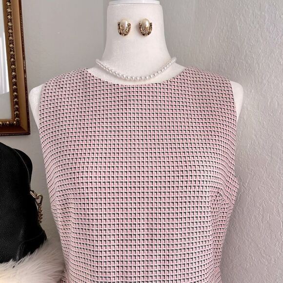Loft pink Tweed dress - Picture 5 of 10